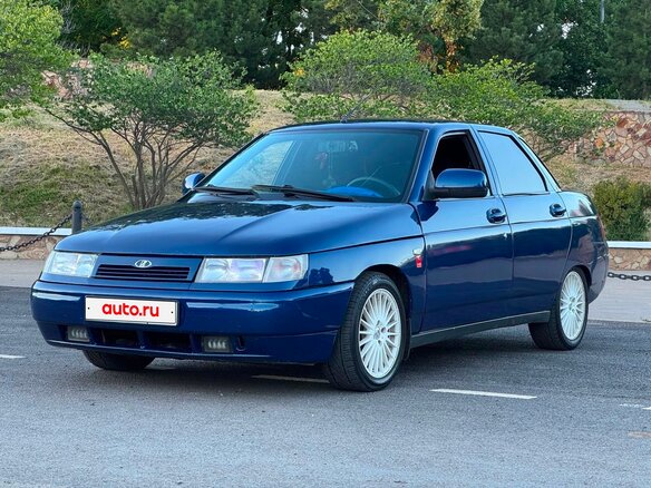 2002 Lada (ВАЗ) 2110, синий, 360000 рублей