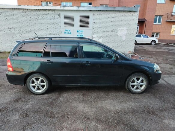 2003 Toyota Corolla Fielder IX (E120, E130), чёрный, 425000 рублей - вид 3