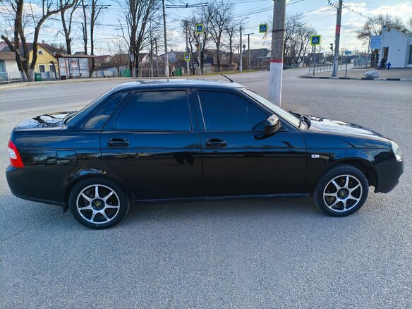 2016 Lada (ВАЗ) Priora I Рестайлинг, чёрный, 580000 рублей - вид 6