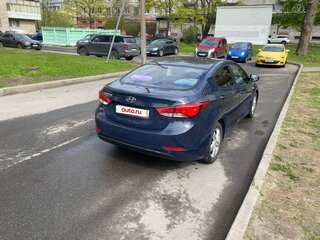 2015 Hyundai Elantra V (MD) Рестайлинг, синий, 1199000 рублей, вид 2