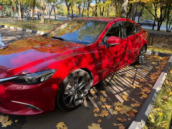 2017 Mazda 6 III (GJ) Рестайлинг, красный, 1850000 рублей - вид 2