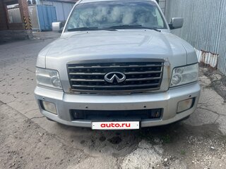 2008 Infiniti QX56 I Рестайлинг, серебристый, 820000 рублей, вид 1