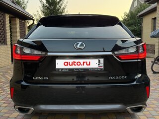 2016 Lexus RX 200t IV, чёрный, 3300000 рублей, вид 5