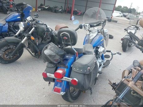 2017 Harley-Davidson Heritage Classic, синий, 717641 рублей, вид 2