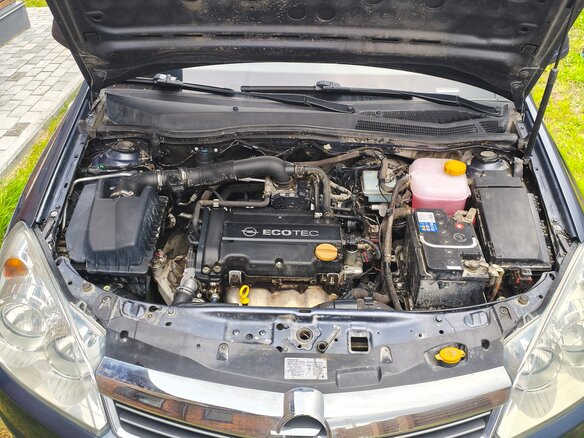 2010 Opel Astra H Рестайлинг, синий, 420000 рублей - вид 9