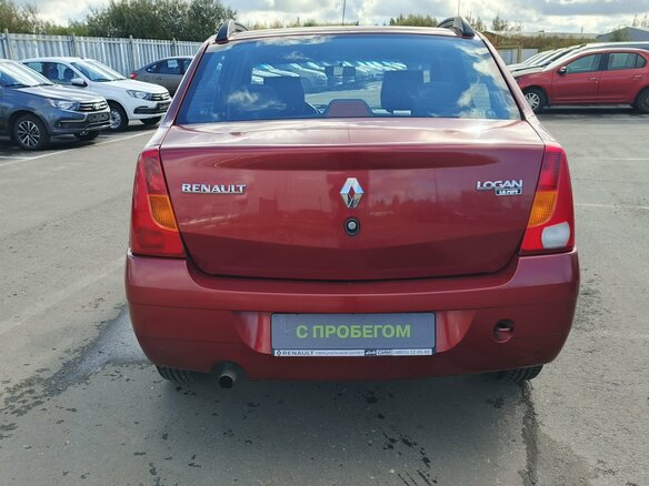 2008 Renault Logan I, красный - вид 6