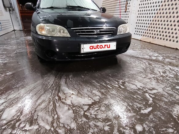 2008 Kia Spectra I Рестайлинг 2, чёрный, 320000 рублей