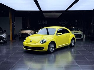 2015 Volkswagen Beetle II (A5), жёлтый, 1462000 рублей, вид 4