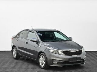 2016 Kia Rio III Рестайлинг, серый, 865000 рублей, вид 1