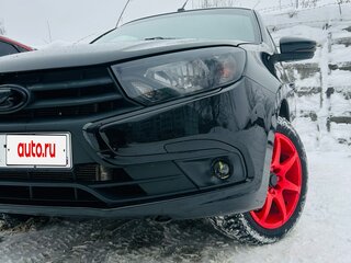 2021 Lada (ВАЗ) Granta I Рестайлинг, чёрный, 580000 рублей, вид 2