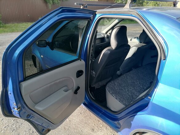2008 Renault Logan I, синий - вид 9
