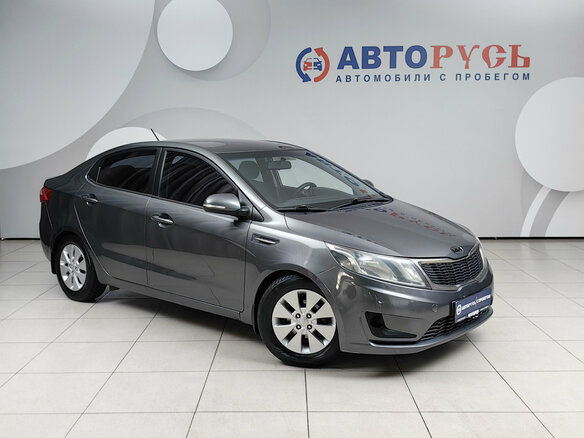 2012 Kia Rio 5-speed III, серый