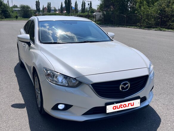 2015 Mazda 6 III (GJ) Рестайлинг, белый, 1699000 рублей - вид 1