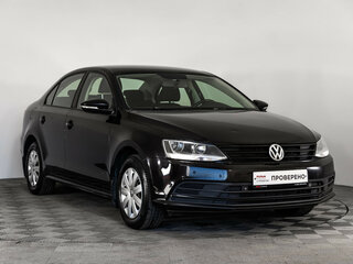 2017 Volkswagen Jetta VI Рестайлинг, чёрный, 649000 рублей, вид 3