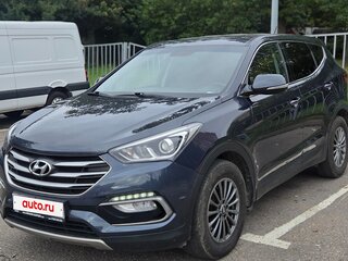 2016 Hyundai Santa Fe III Рестайлинг, синий, 1590000 рублей, вид 3