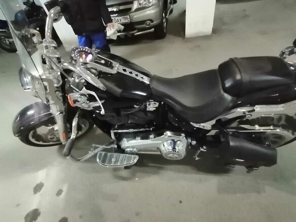 2021 Harley-Davidson Fat Boy, чёрный, 2450000 рублей - вид 6