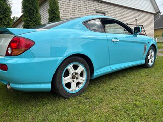 2002 Hyundai Coupe II (GK), голубой, 497000 рублей, вид 5