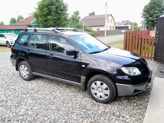 2007 Mitsubishi Outlander I, чёрный, 1000000 рублей, вид 4