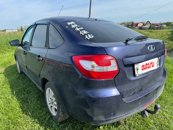 2017 Lada (ВАЗ) Granta I, синий, 450000 рублей - вид 5