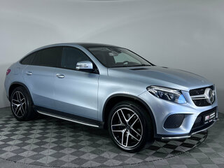 2015 Mercedes-Benz GLE Coupe 400 I (C292), серебристый, 3650000 рублей, вид 3