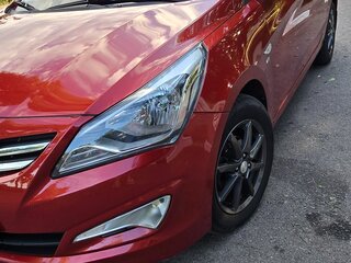 2016 Hyundai Solaris I Рестайлинг, красный, 1030000 рублей, вид 1