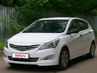 2014 Hyundai Solaris I Рестайлинг, белый, 1250000 рублей, вид 1