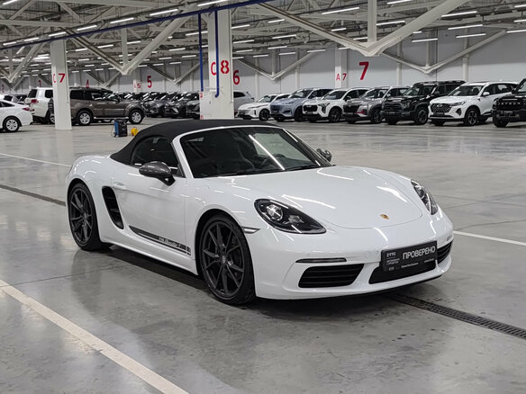 2019 Porsche Boxster T IV 718 (982), белый - вид 2