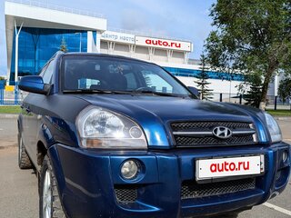 2005 Hyundai Tucson I, синий, 680000 рублей, вид 1