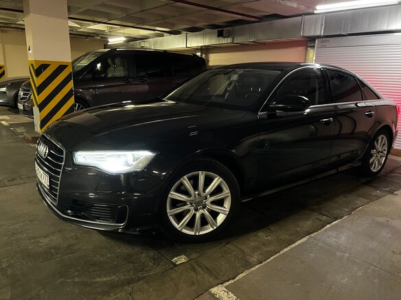 2016 Audi A6 IV (C7) Рестайлинг, чёрный, 2450000 рублей