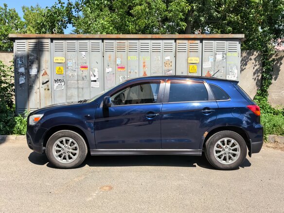2012 Mitsubishi ASX I Рестайлинг, синий, 680000 рублей - вид 5