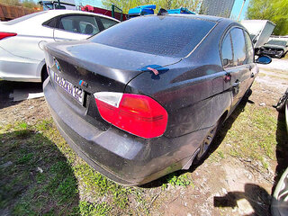 2008 BMW 3 серии 318i V (E90/E91/E92/E93) Рестайлинг, чёрный, 400000 рублей, вид 4