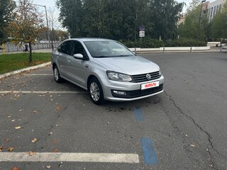 2019 Volkswagen Polo V Рестайлинг, серебристый, 1390000 рублей, вид 4
