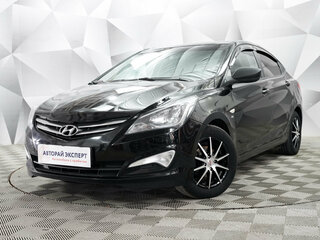 2016 Hyundai Solaris I Рестайлинг, чёрный, 775000 рублей, вид 1