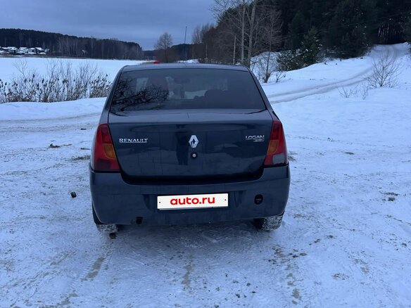 2007 Renault Logan I, серый, 280000 рублей - вид 2