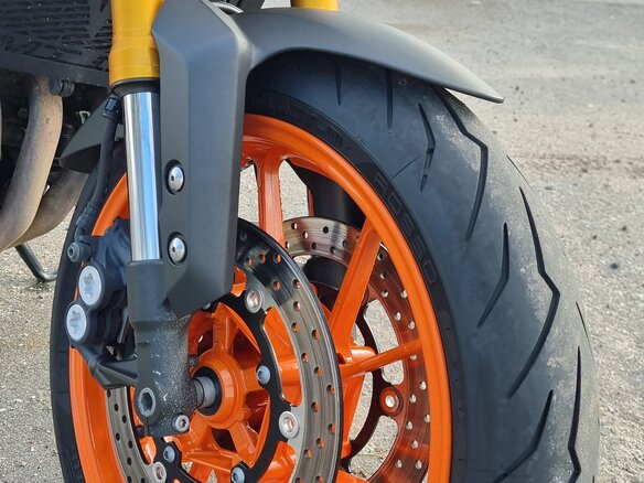 2014 Yamaha MT-09 (FZ-09), оранжевый, 500000 рублей - вид 14