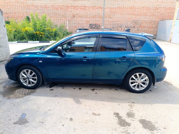 2007 Mazda 3 I (BK) Рестайлинг, синий, 490000 рублей - вид 4