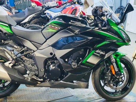 2021 Kawasaki Ninja 1000 SX, зелёный, 1750000 рублей, вид 2