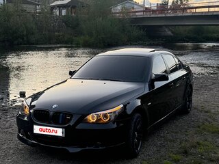 2008 BMW 5 серии 530xi V (E60/E61) Рестайлинг, чёрный, 1380000 рублей, вид 1