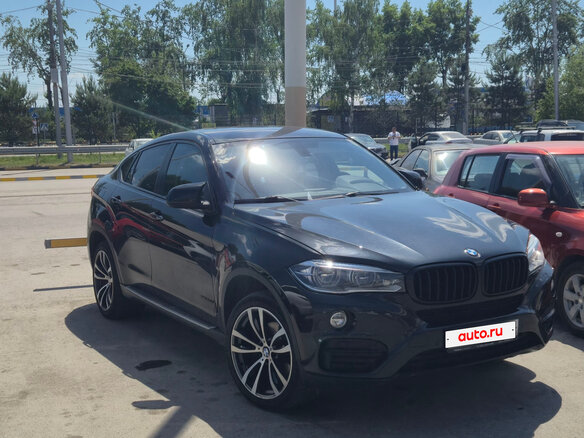 2015 BMW X6 30d II (F16), чёрный, 3199000 рублей
