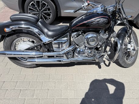 1999 Yamaha XVS400 Drag Star, чёрный, 355000 рублей, вид 1
