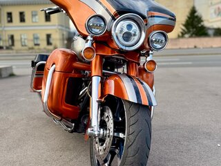 2010 Harley-Davidson CVO Street Glide, оранжевый, 1199000 рублей, вид 3