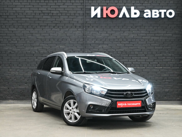 2020 Lada (ВАЗ) Vesta SW I, серый, 1100000 рублей - вид 3