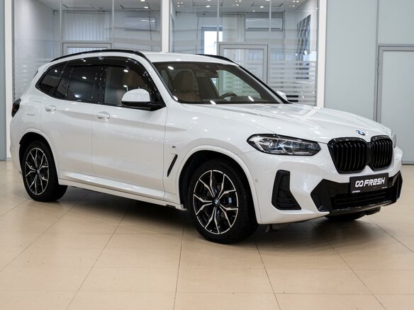 2021 BMW X3 20d xDrive III (G01) Рестайлинг, белый, 6800000 рублей