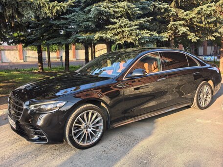 2022 Mercedes-Benz S-Класс 450 Long 4MATIC VII (W223), чёрный, 10000000 рублей, вид 3
