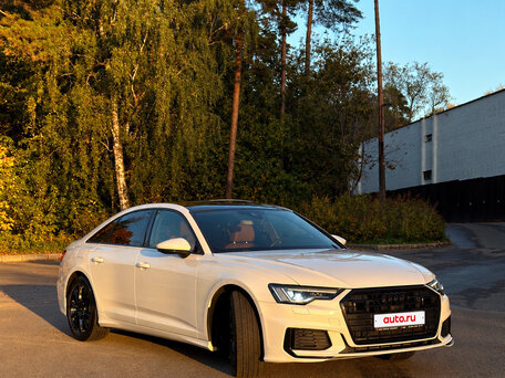 2020 Audi A6 45 TFSI V (C8), белый, 3700000 рублей, вид 2