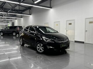 2014 Hyundai Solaris I Рестайлинг, чёрный, 950000 рублей, вид 5