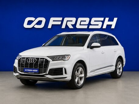 2023 Audi Q7 45 TFSI II (4M) Рестайлинг, белый, 6498888 рублей, вид 5