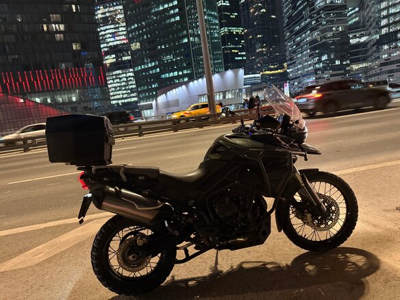 2013 Triumph Tiger 800, зелёный, 700000 рублей - вид 4