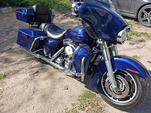 2007 Harley-Davidson Street Glide, синий, 777000 рублей - вид 14