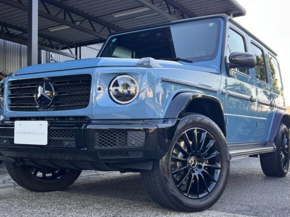 2021 Mercedes-Benz G-Класс 400 d III (W463), голубой, 11700000 рублей - вид 1